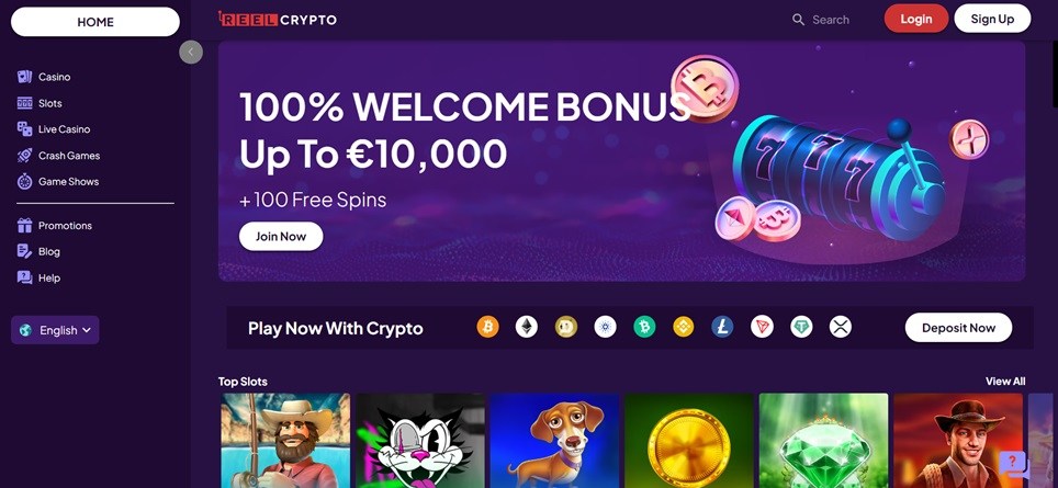 ReelCrypto &Kappa;&alpha;&zeta;ί&nu;&omicron; Online